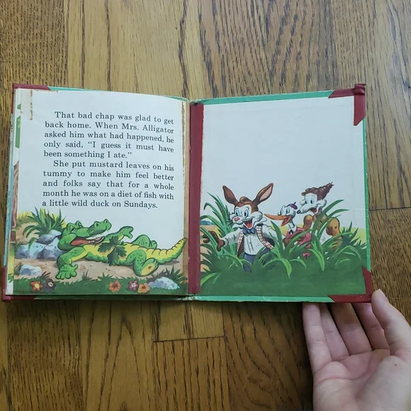 Vintage 50s Uncle Wiggily And The Alligator Hardcover Children's Book - Picture 8 of 9
